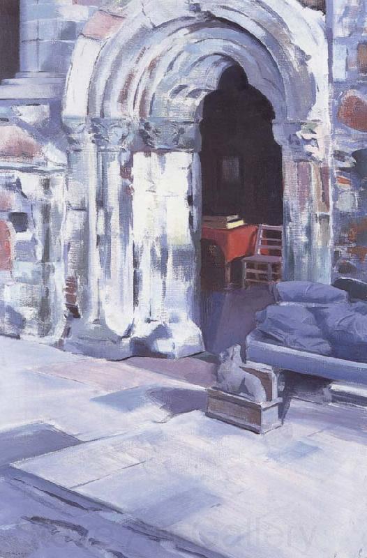 Francis Campbell Boileau Cadell Interior of Iona Abbey